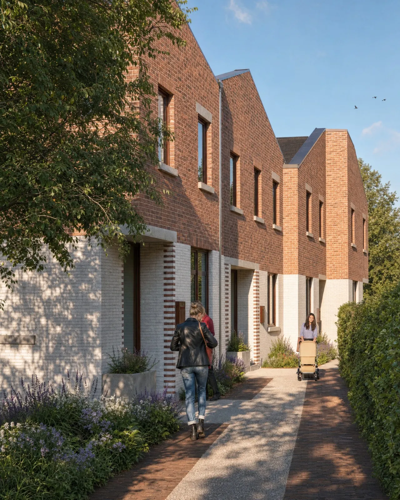 Wandelpad langs de woningen van De Linde in Olen